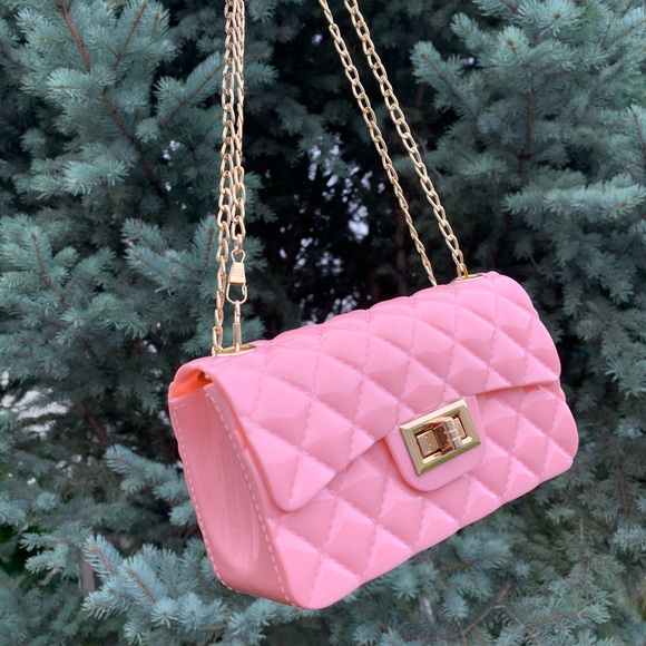 Cute Pink Jelly textured bag💗 - Picture 3 of 5